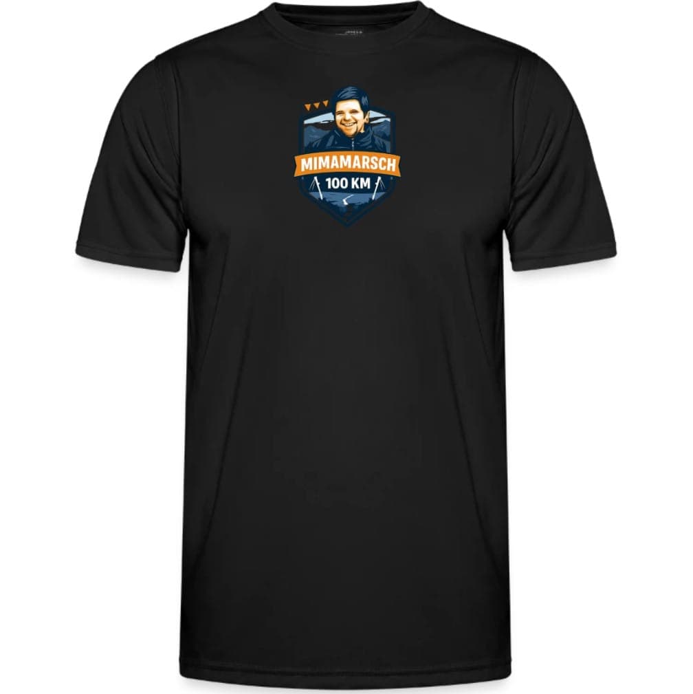 Mimamarsch T-Shirt in Schwarz